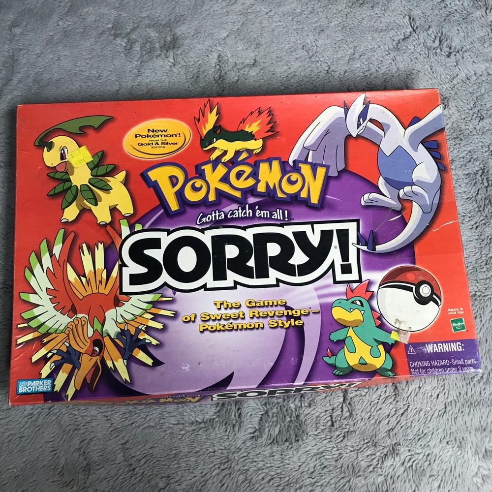 Sorry! Pokémon Board Game – not sure if complete